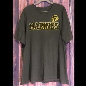 MARINES Globe and Anchor T-Shirt - Gray